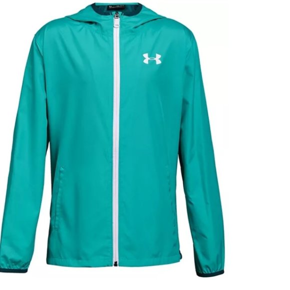 Under Armour Girl's Tropical Seafoam Sackpack Jacket YXL - Picture 1 of 16
